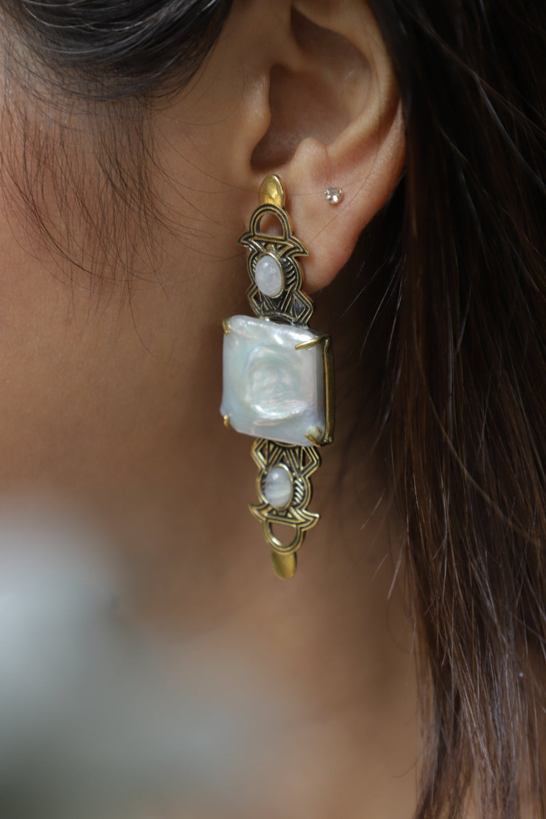 Royal aurora earrings