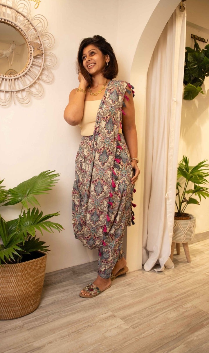 Avishi : Pre draped saree dhoti