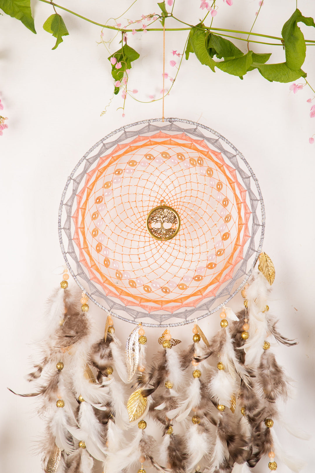 Healing Pink Hues Dreamcatcher