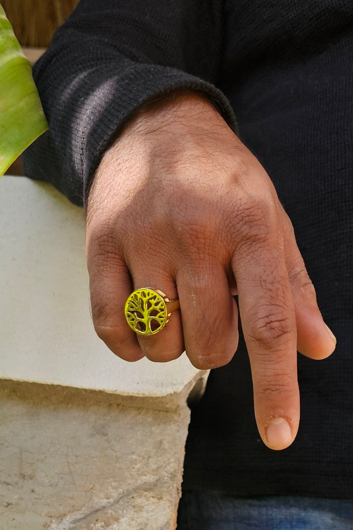 Tree Of Life Adjustable Ring men’s collection