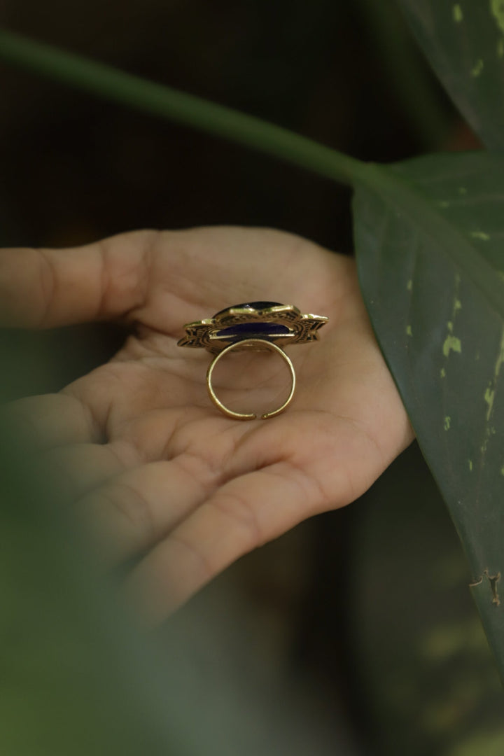 Mandala eye ring