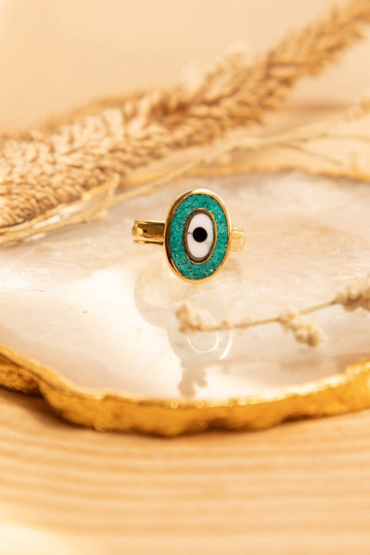 Evil Eye Earrings + Evil Eye Ring Combo