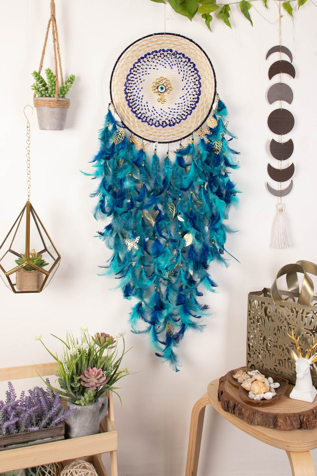 Seven Chakra Tassel + Healing Haven Dreamcatcher Combo